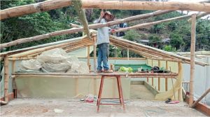 Construcción de marquesina